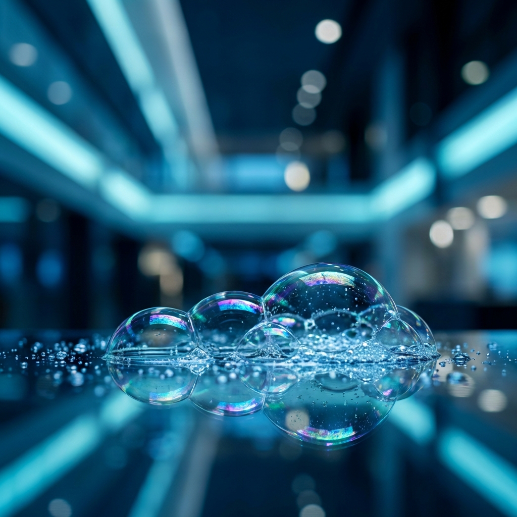 Sparkling clean abstract background